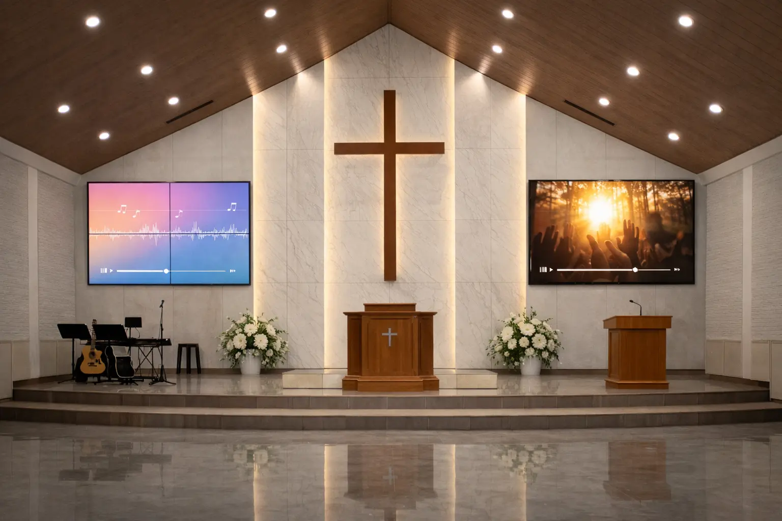 Menghadirkan Pengalaman Ibadah Lebih Nyaman dengan Layar Display Digital